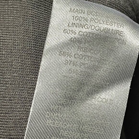 𝅺z by Zella up & over faux shearling zip hoodie in tan driftwood size medium - Picture 8 of 12